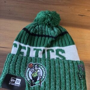 New Era Green Boston Celtics Knit Hat